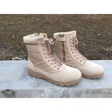 Moda de Trabajo de Seguridad Long Industrial Industrial Botas de Ejército